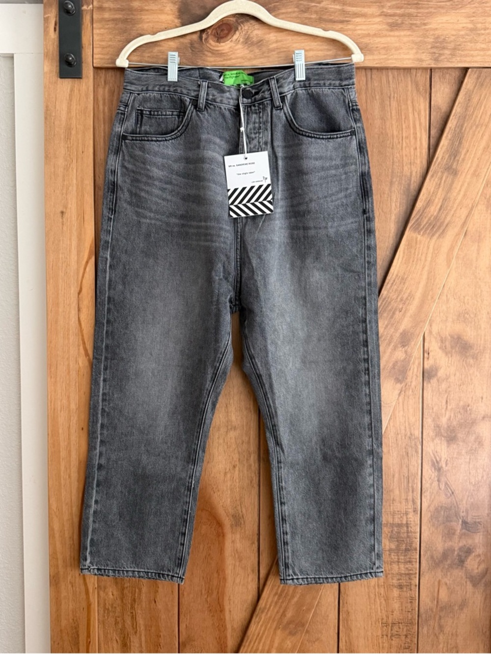 Sandrine Rose x Free People Baggy Straight Jeans sz 29